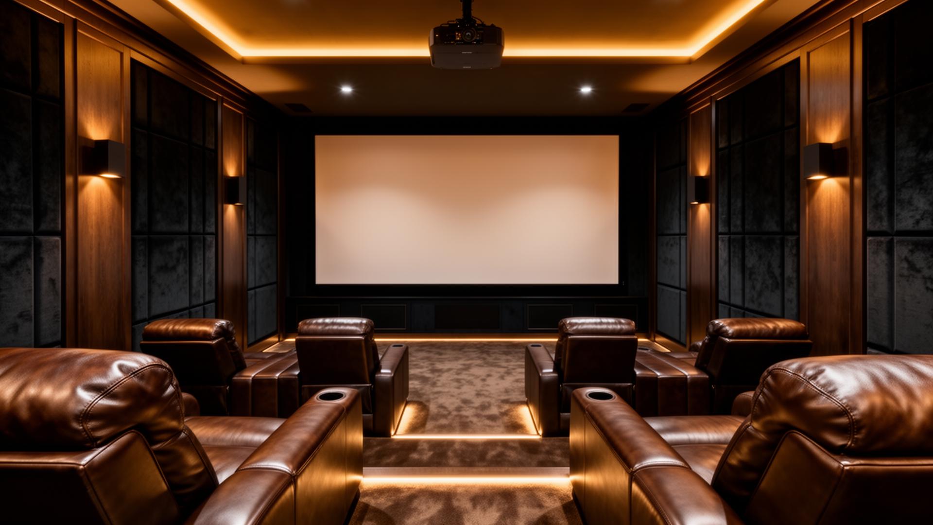 Private cinema interior